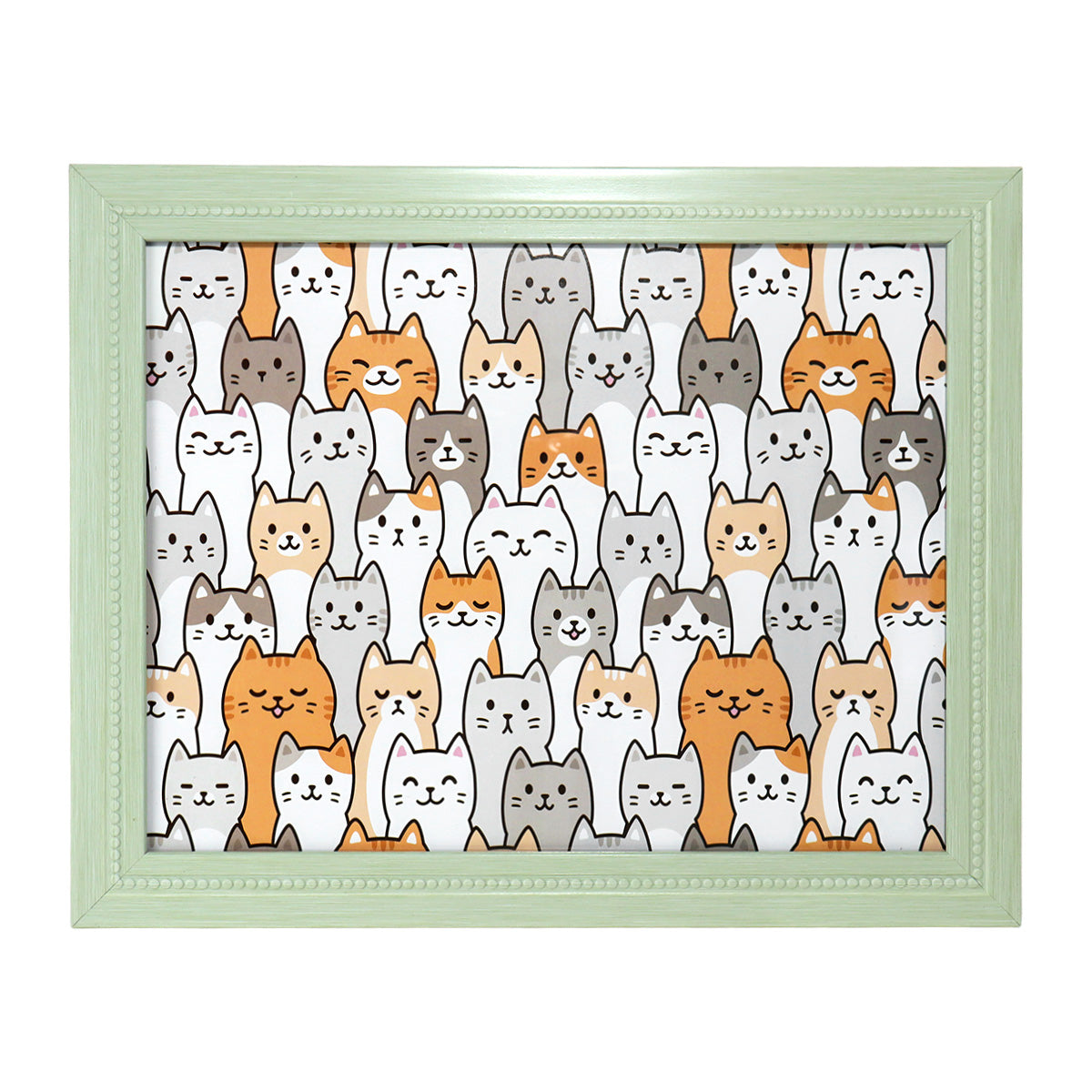 Portadocumento con Marco Ornamentado, Color Beige