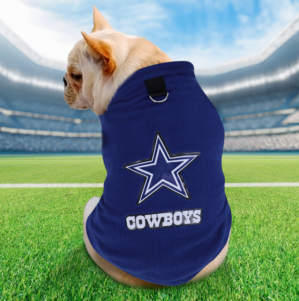 Sudadera Cowboys NFL color Azul para Perro