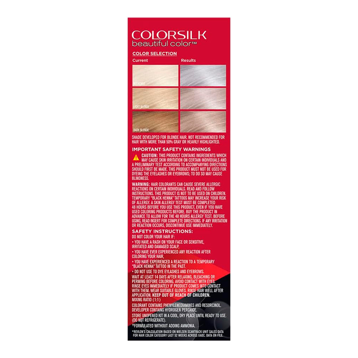 Tinte para Cabello, Revlon, Color 82B, Rubio Platinado