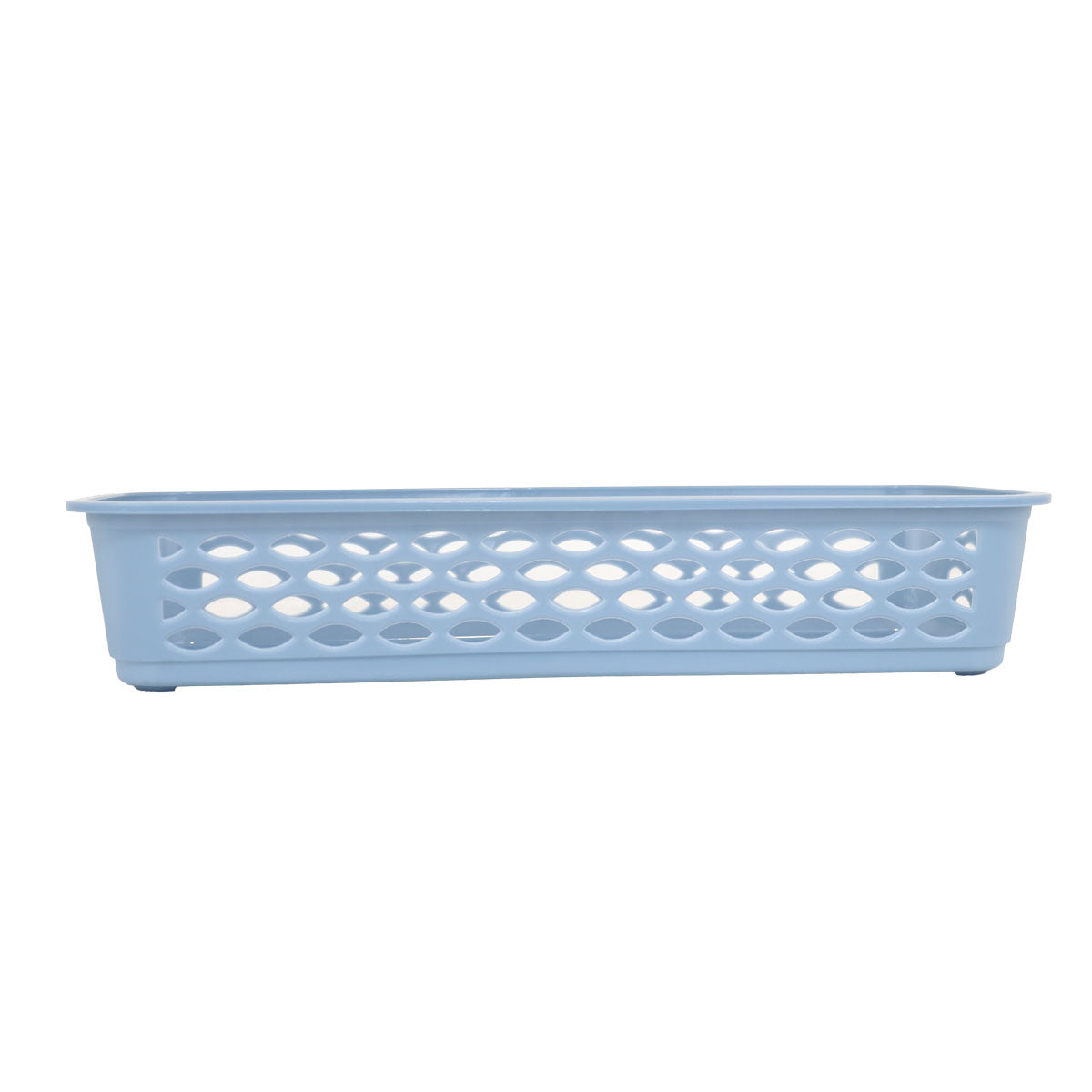 Bandeja Organizadora Rectangular de Plástico, Color Azul