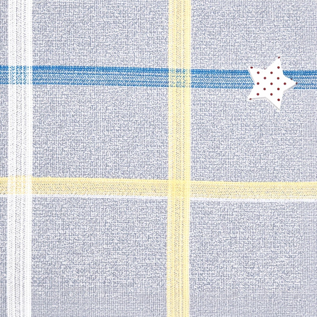 Juego de Sábanas Matrimoniales, Color Gris, Diseño Estrellas
