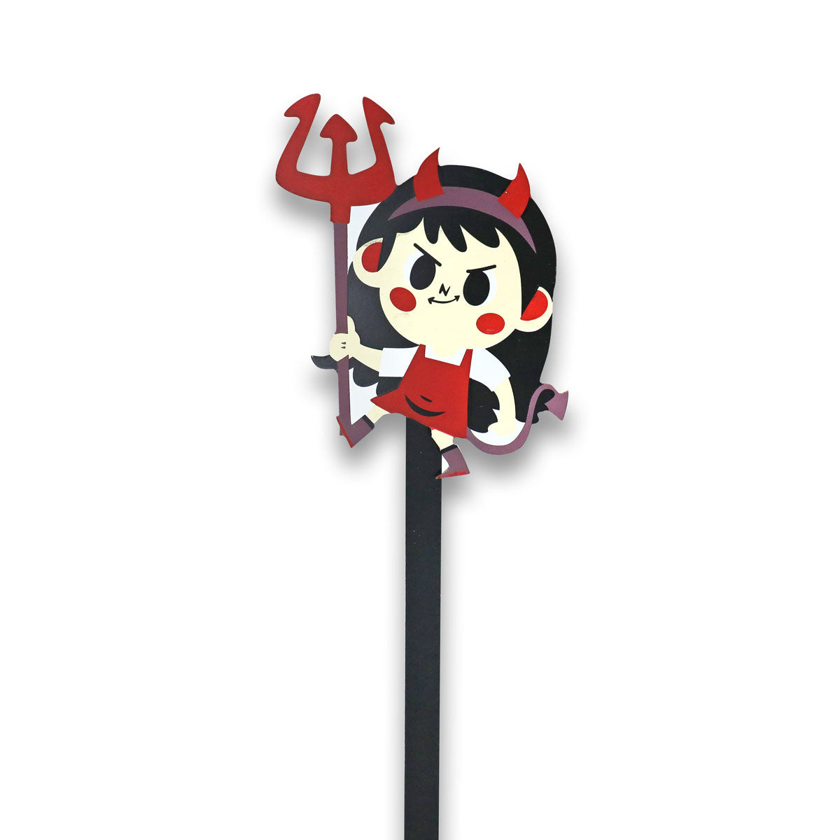 Estaca Decorativa con Diseño de Diablita para Halloween
