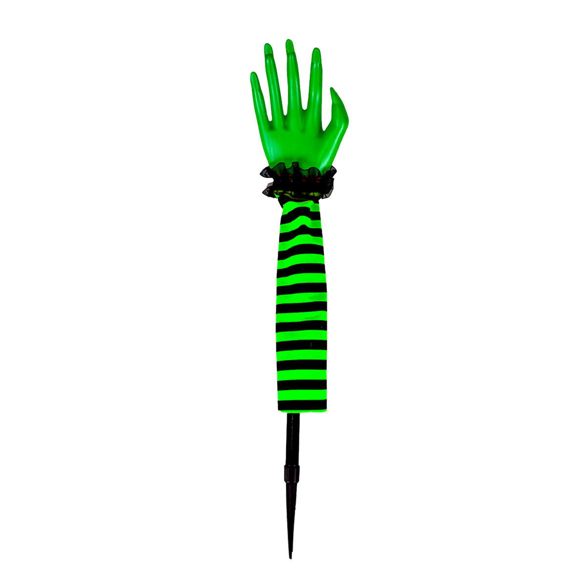 Estaca con Diseño de Brazo de Bruja color Verde