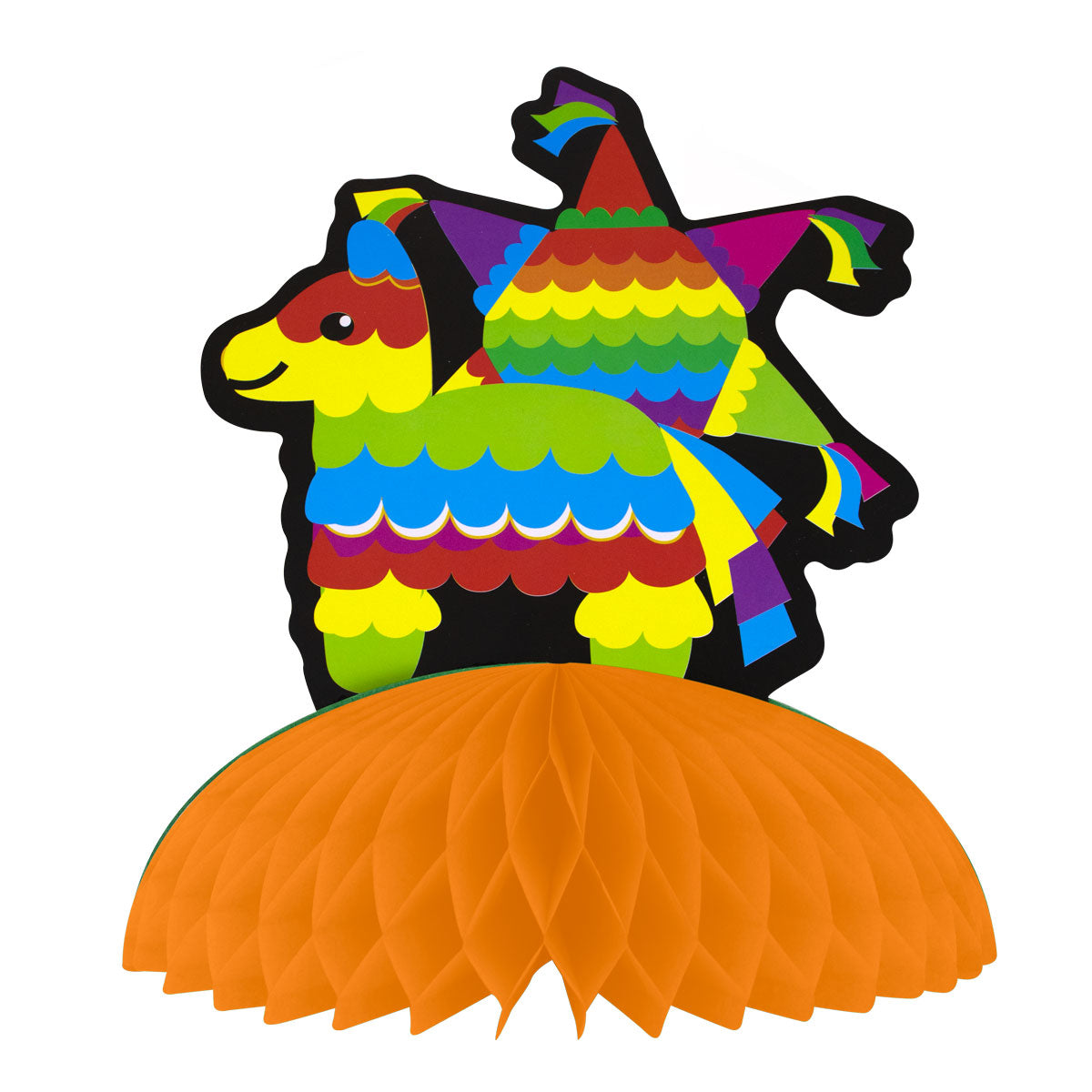 Centro de Mesa con Diseño de Piñata para Fiestas Patrias