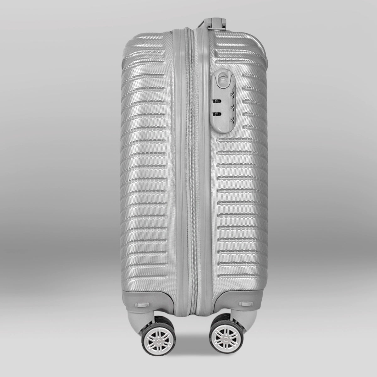 Maleta de Viaje Luzzia, Color Gris 40.6x19x30cm