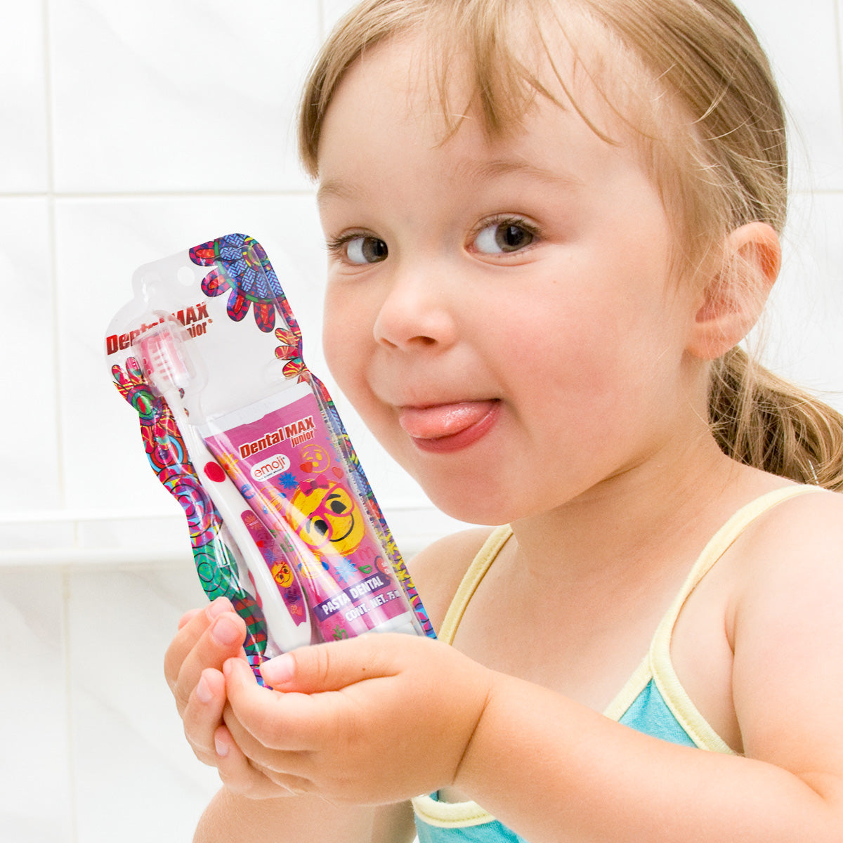 Kit de Viaje para Niños, Dental Max, color Rosa