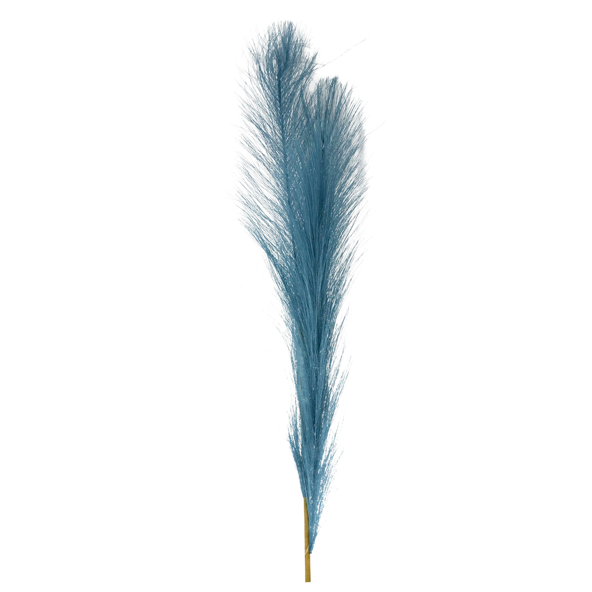 Decoración de Hierba de Pampa Sintética, color Azul
