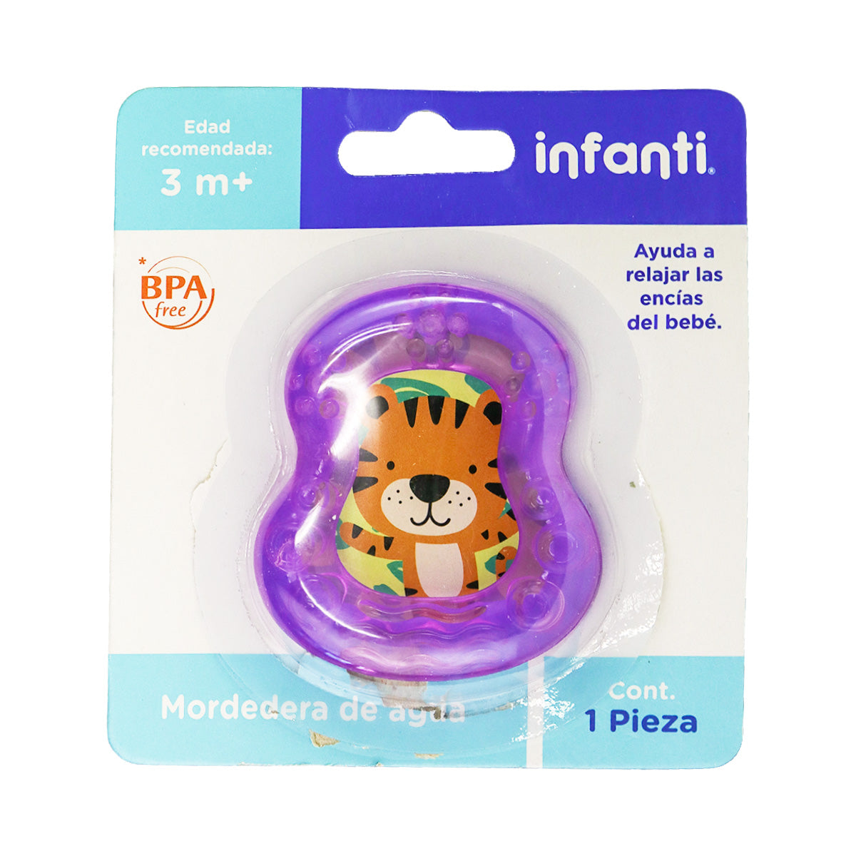 Mordedera de Agua, color Morado, Infanti