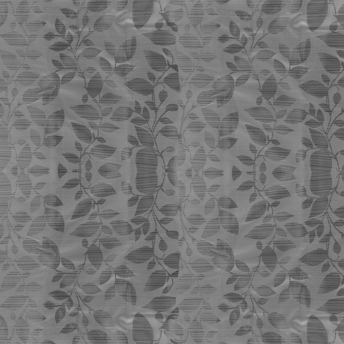 Cortina Diseño de Hoja color Gris 200 x 140cm