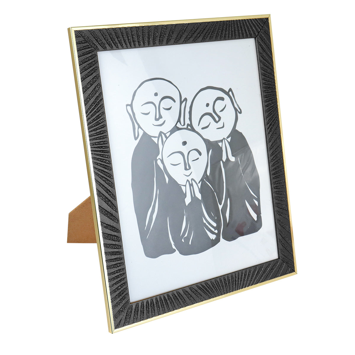 Portarretrato, Color Gris con Dorado