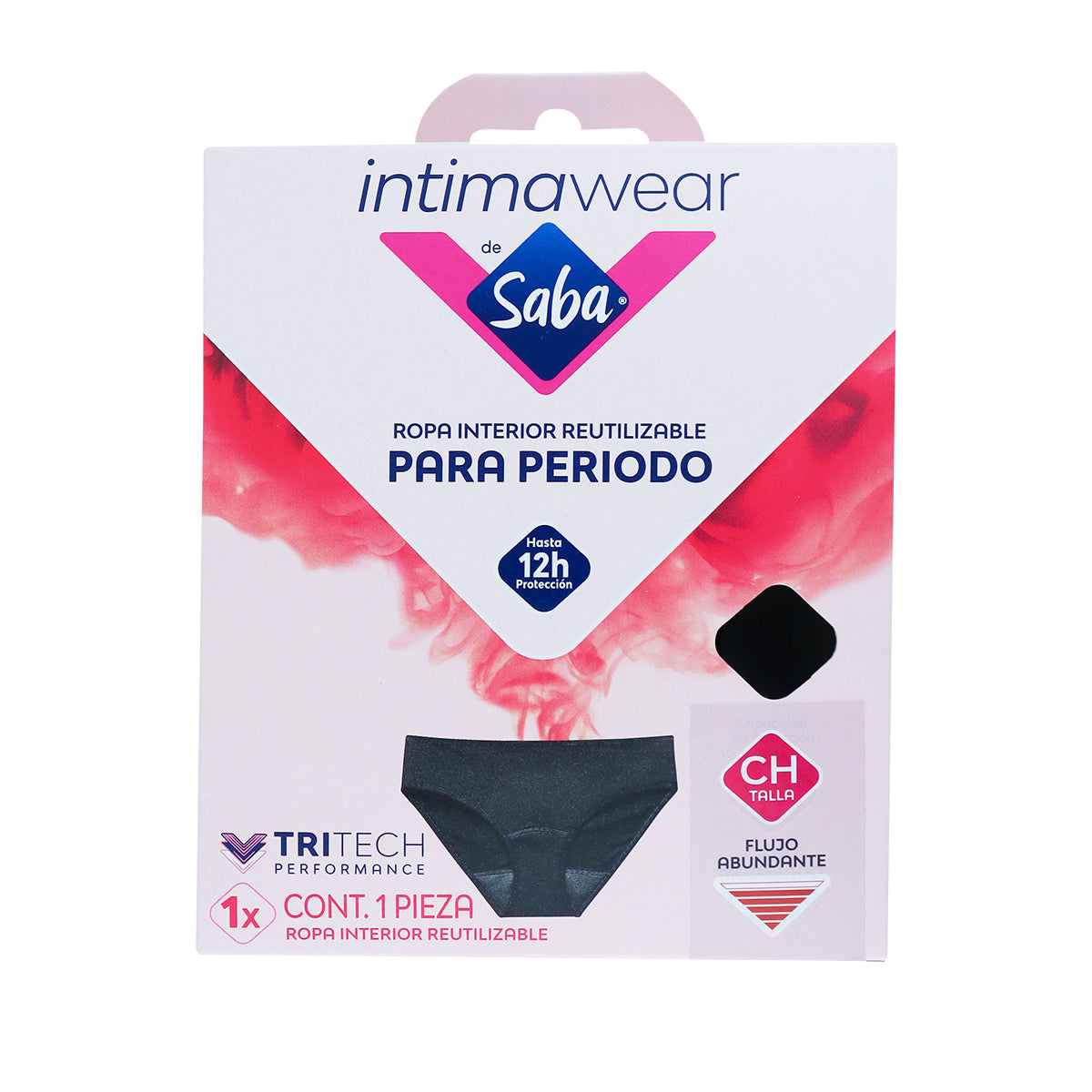 Ropa Interior Reutilizable para Periodo, Saba, Talla CH