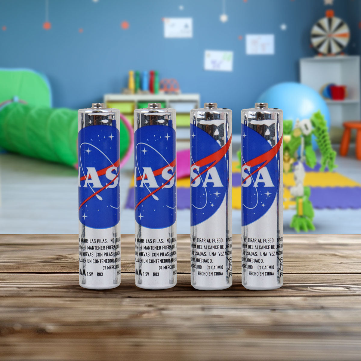 Pilas AAA4 de Alta Duración, NASA, 4 pzas