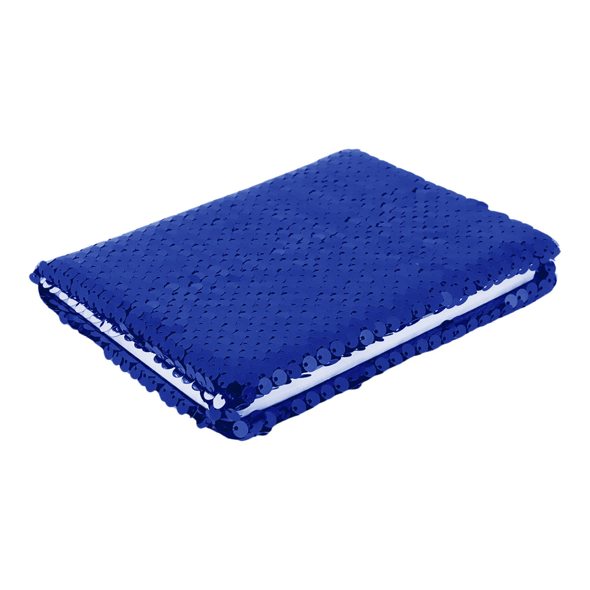 Libreta con Lentejuelas color Azul Rey