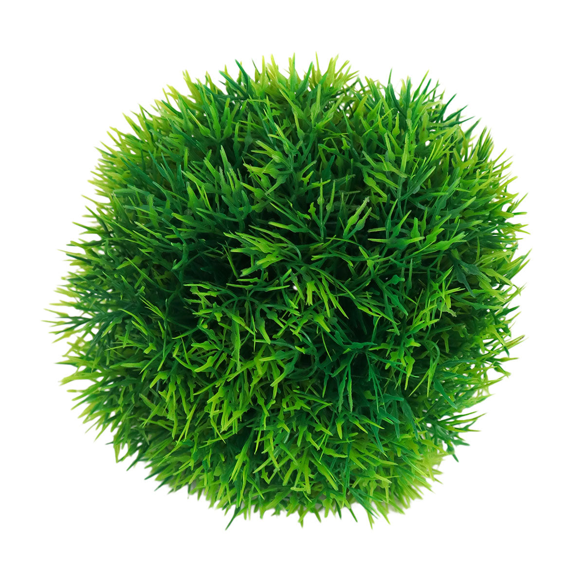 Pasto Circular Artificial para Decoración, color Verde con Amarillo