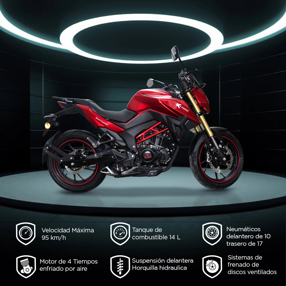 Motocicleta Kiwo Storm Eye 250 2024