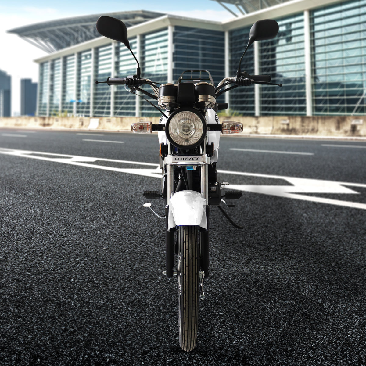 Motocicleta Kiwo color Blanco, KT150 2024