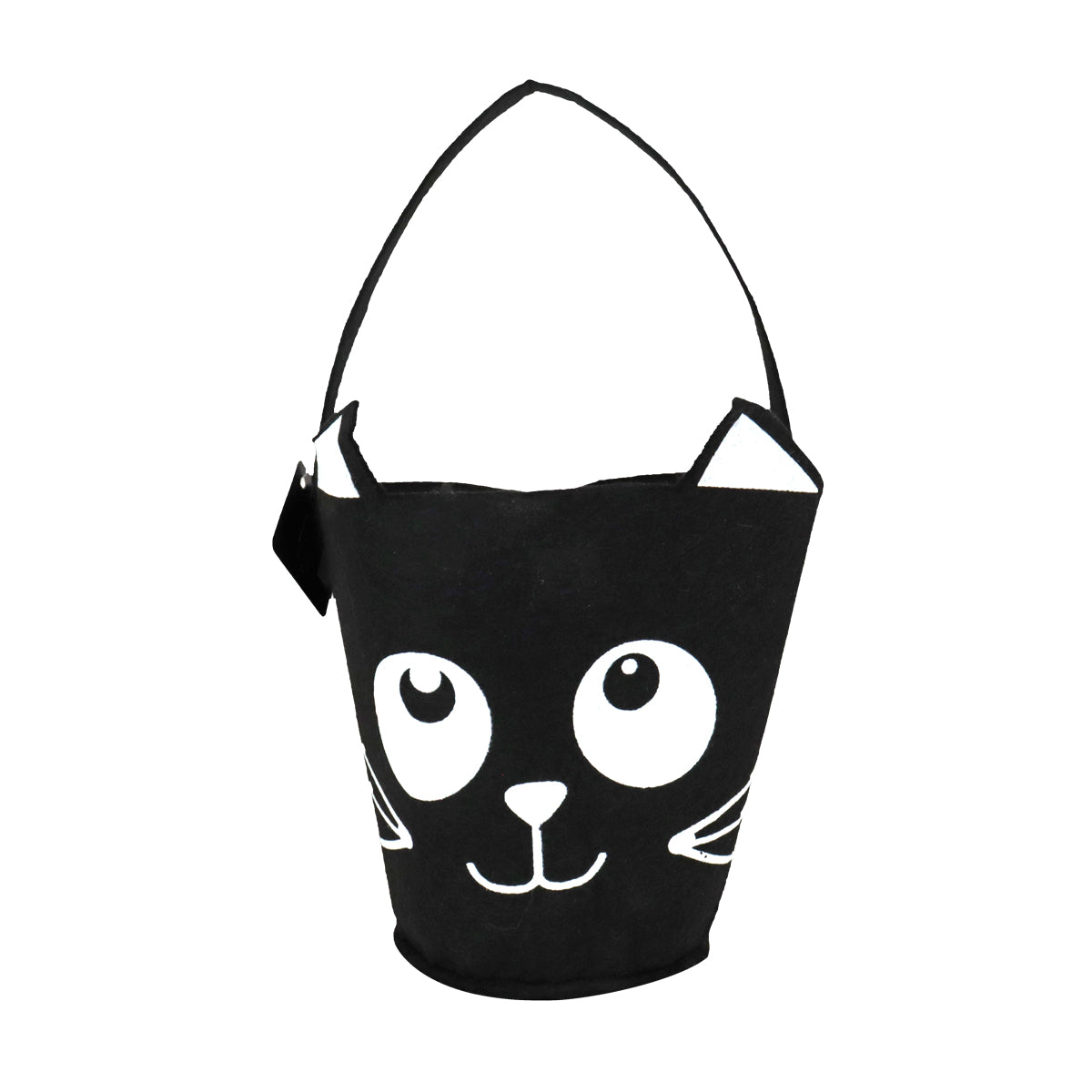 Cubeta de Fieltro con Diseño de Gatito para Dulces