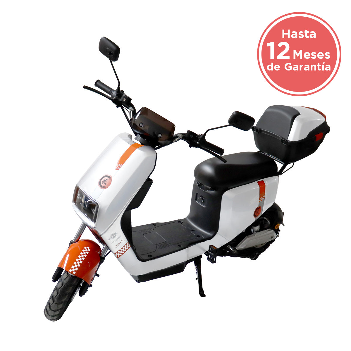 Bicicleta Eléctrica Kiwo F6, color Blanco