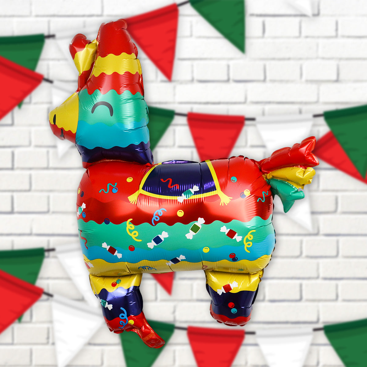 Globo Metálico en Forma de Piñata 75x60cm
