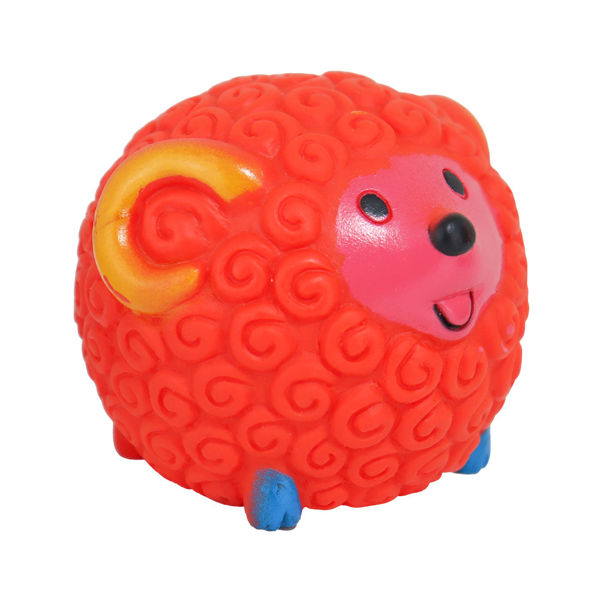 Juguete para Mascota en Forma de Borreguito, Color Rojo