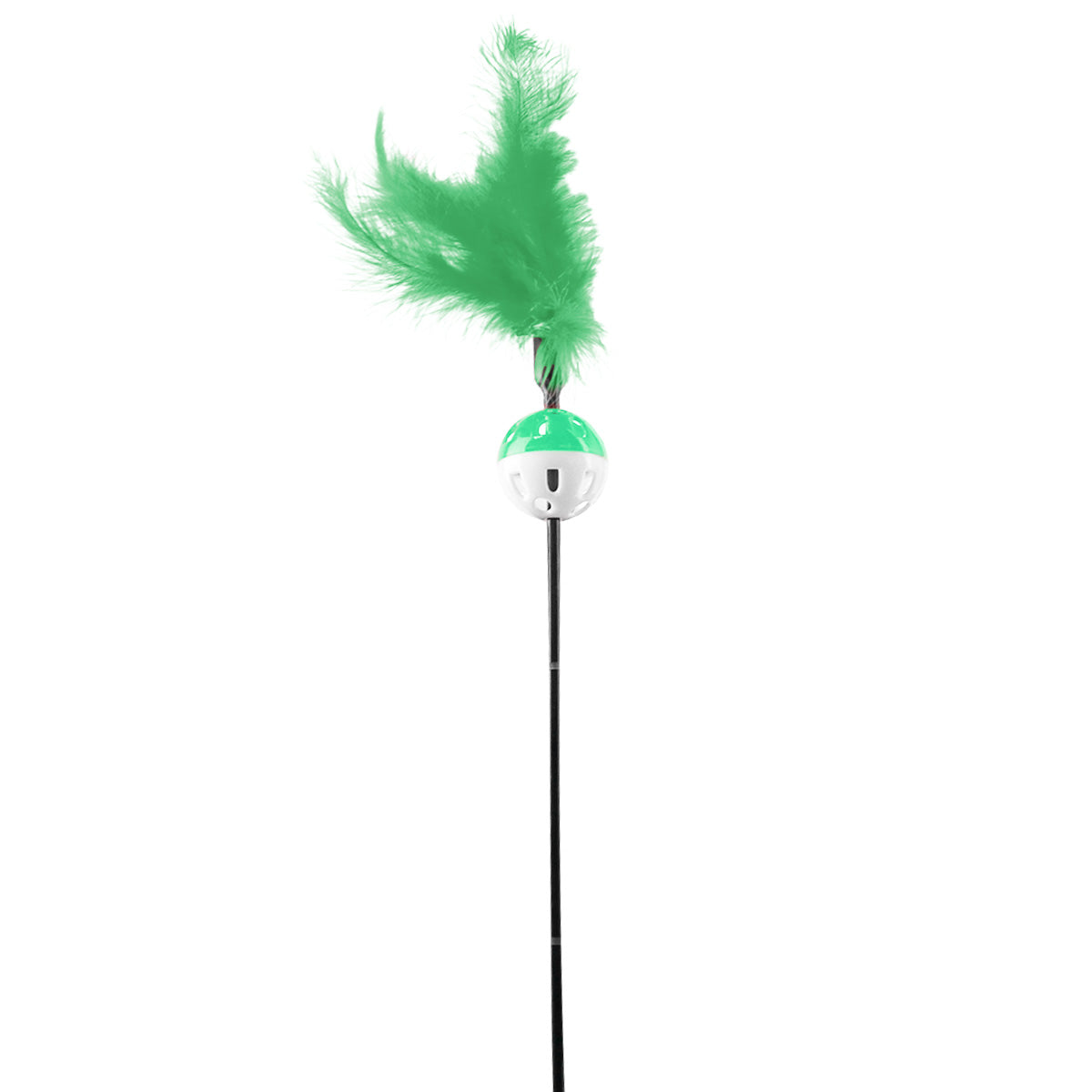 Varita Interactiva color Verde para Gato, Amazin Pets