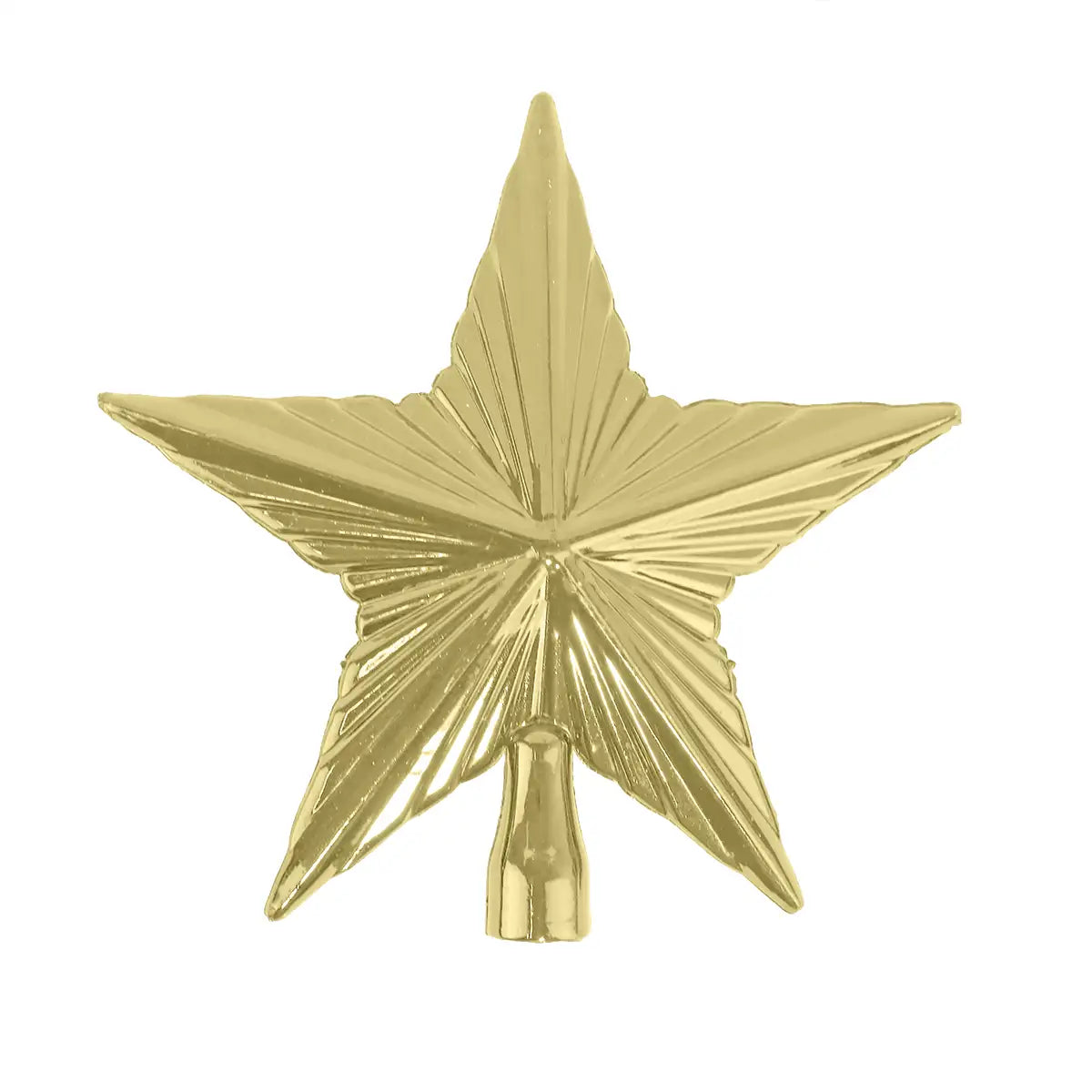 Estrella color Oro para Punta de Árbol de Navidad