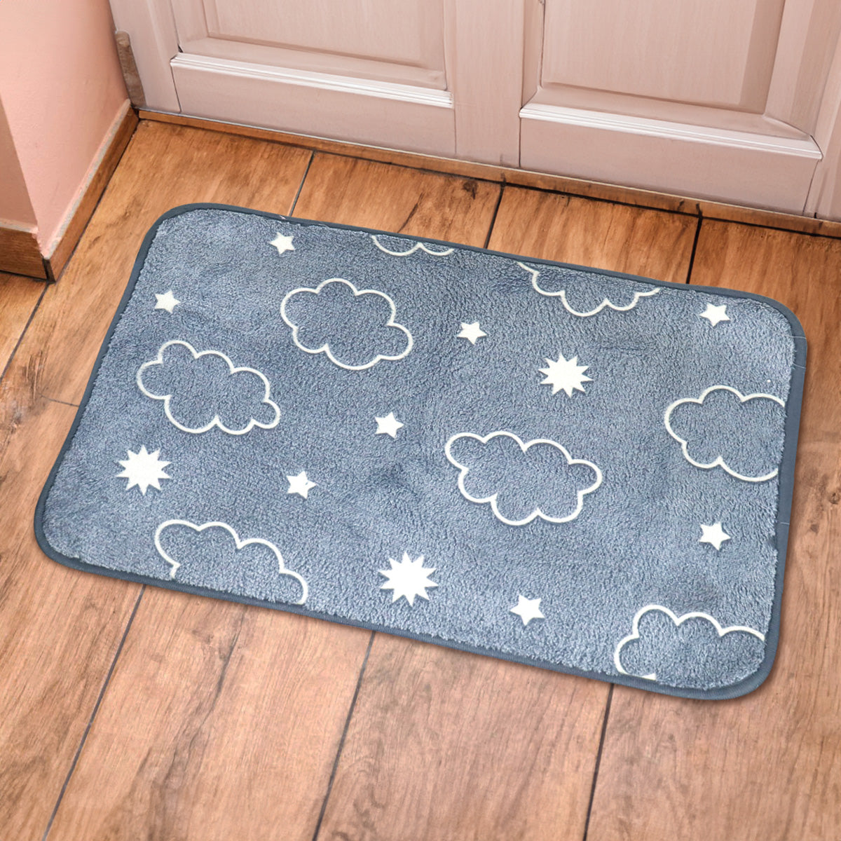 Tapete de Nube Suave color Gris, 40x59cm
