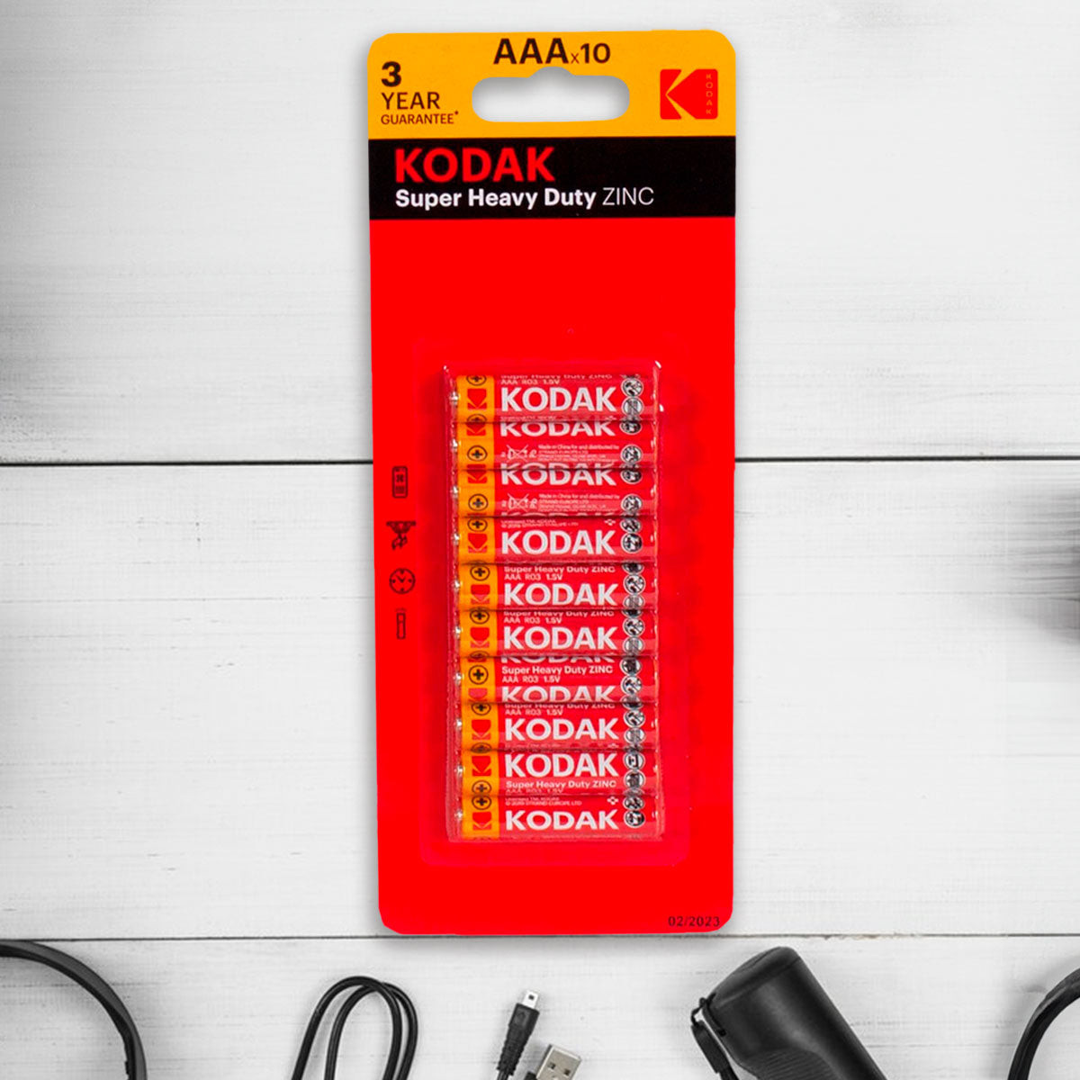 Baterías AAA Kodak Xtralife Alkaline, 10 piezas