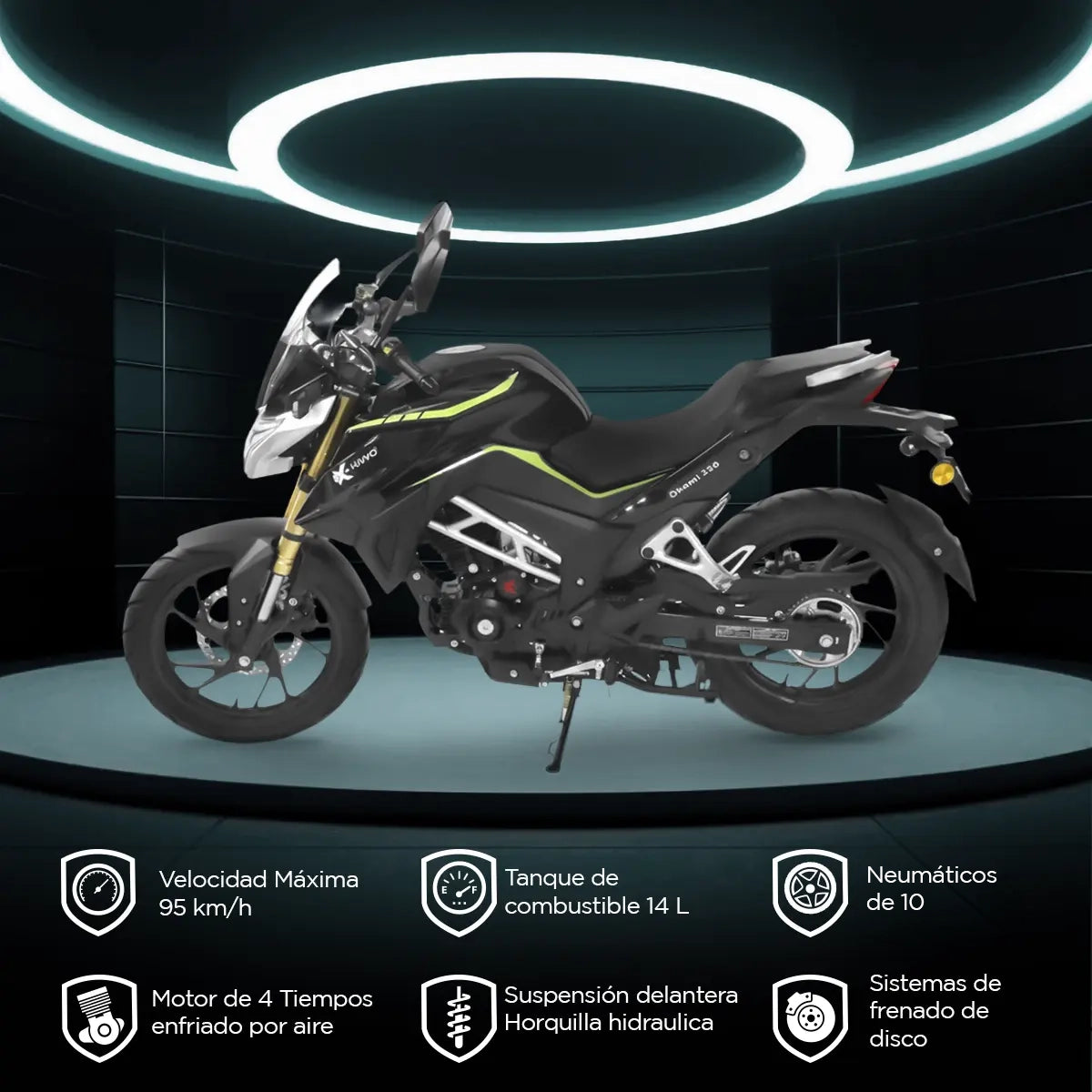 Motocicleta Kiwo Okami 250 2025