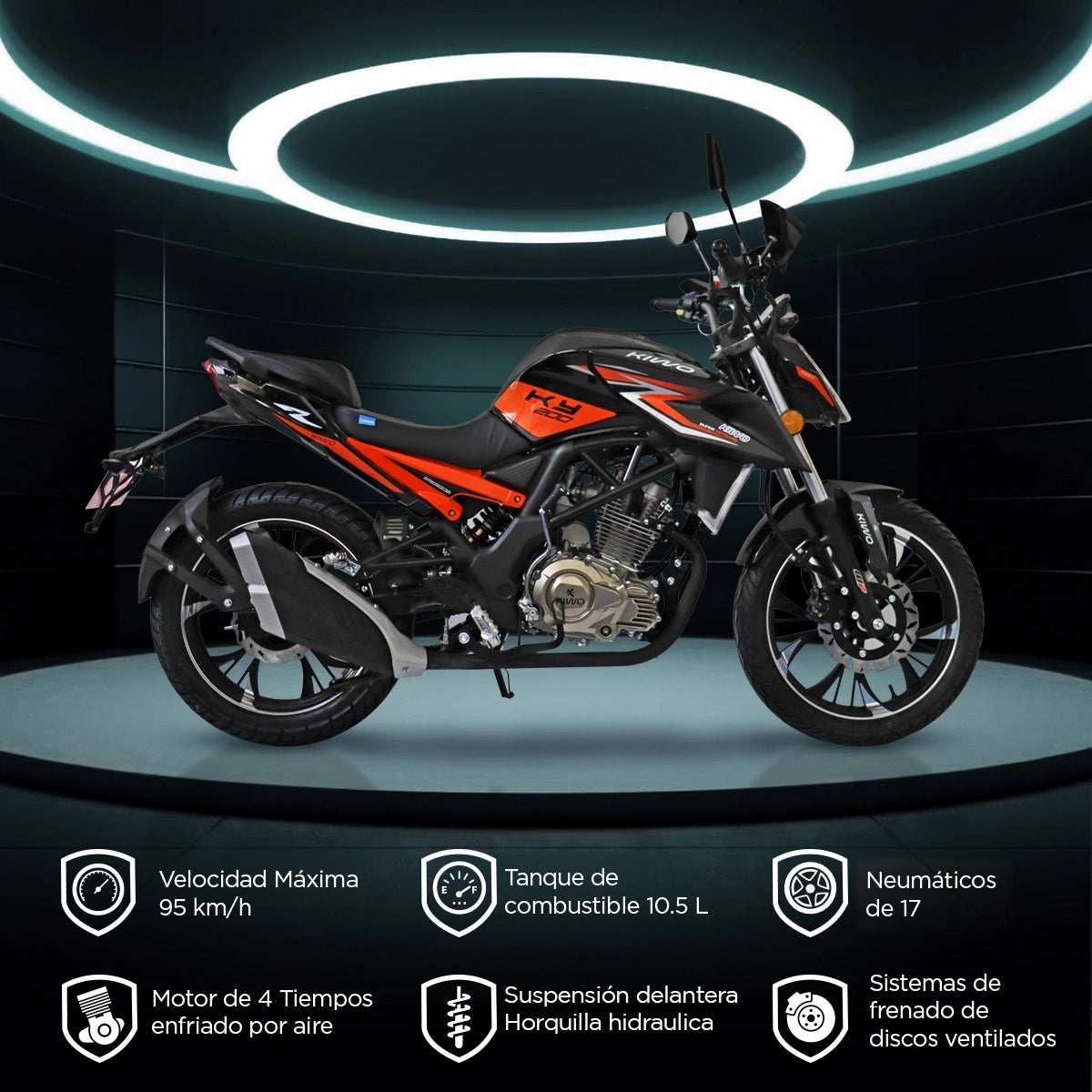 Motocicleta Kiwo KY 200 2025