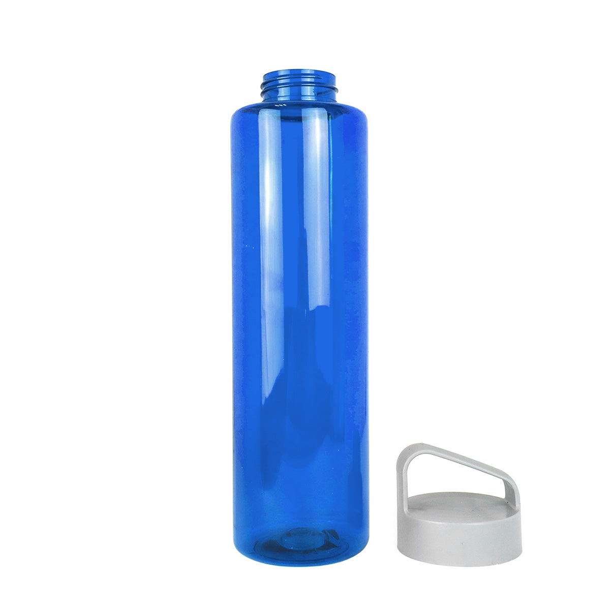 Cilindro de Agua de Plástico, Color Azul, 1L