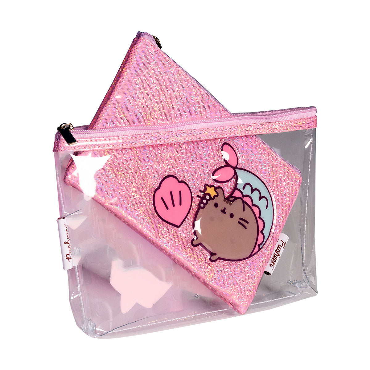 Lapicera Doble color Rosa con Diseño de Pusheen