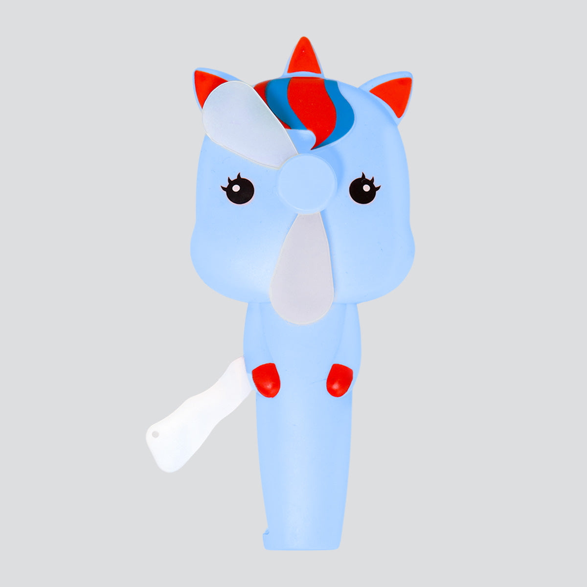 Ventilador Portátil de Mano, Unicornio Azul