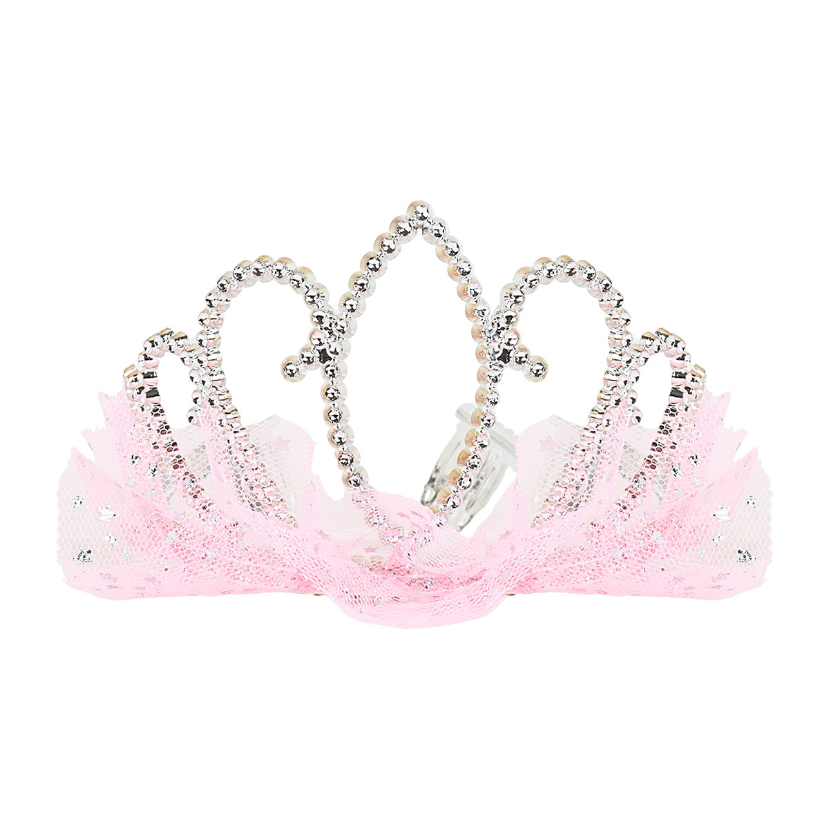 Juguete Corona de Princesa con Detalles de Encaje Color Rosa