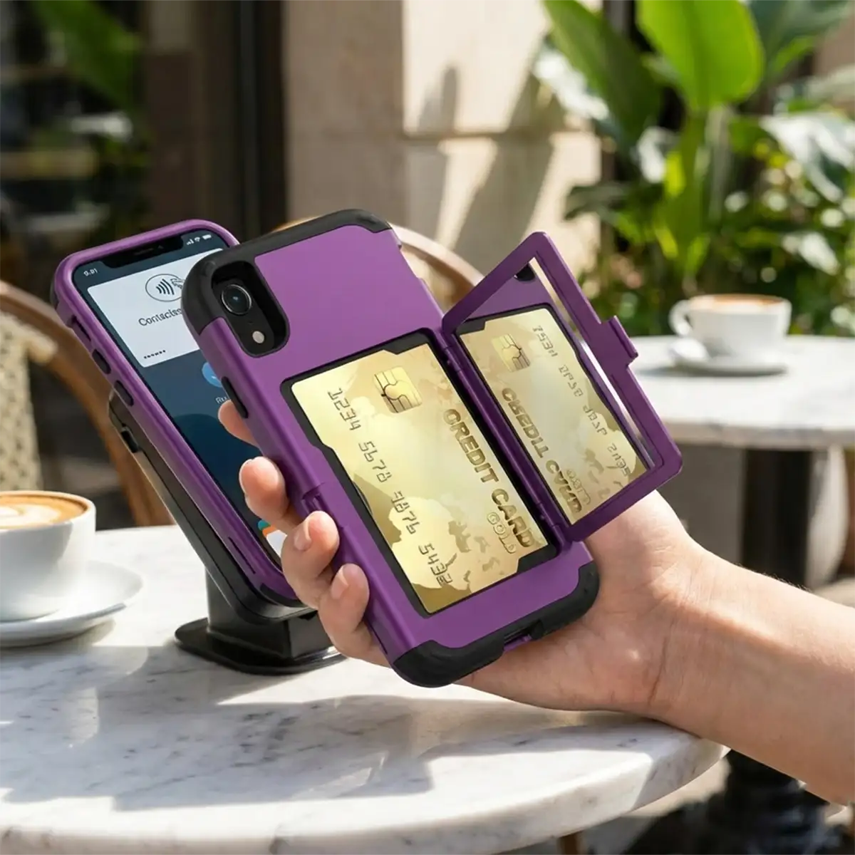 Funda para Celular, iPhone XR, Color Morado