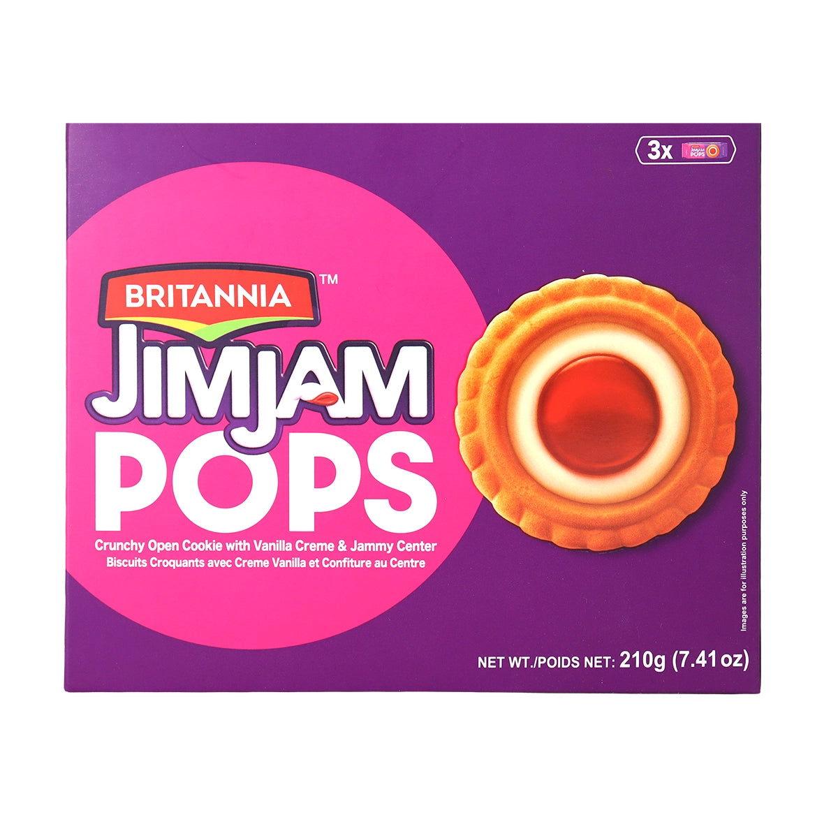 Galletas con Jalea, JimJam Pops, Britannia