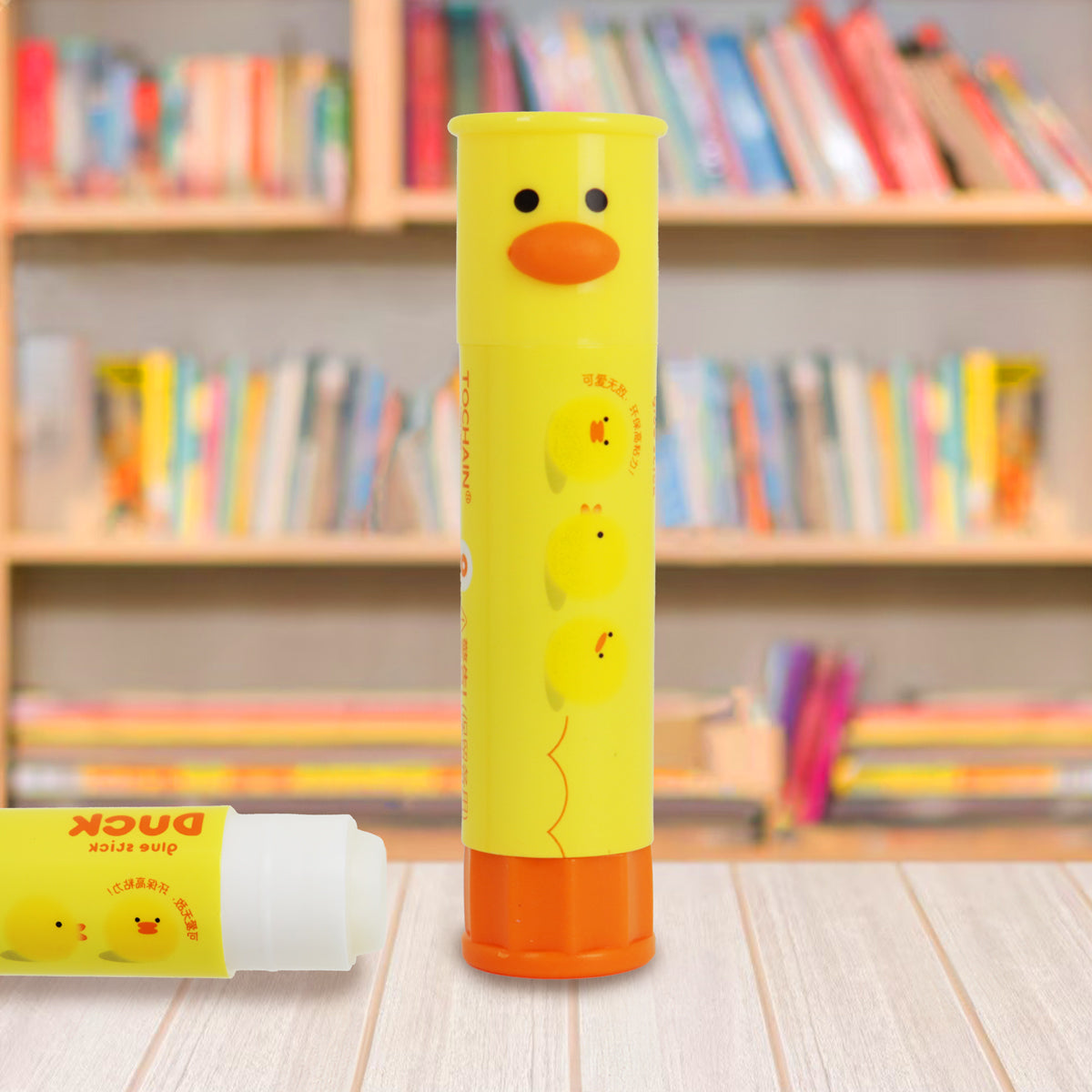 Lápiz Adhesivo, Diseño Pato, 2 pzas