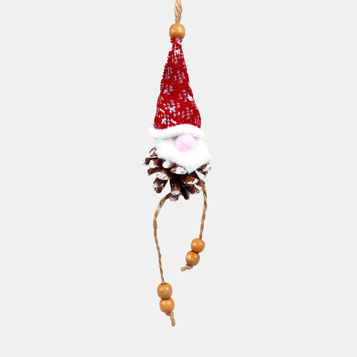 Ornamento Navideño, Gnomo, Color Gris
