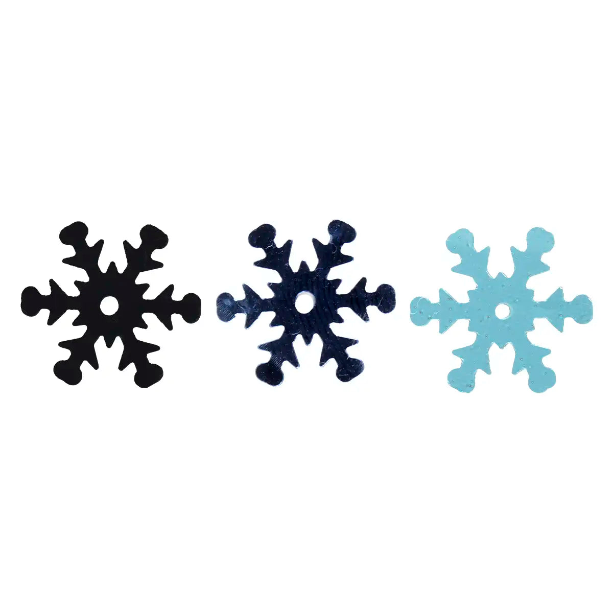 Confeti, Copo de Nieve, Color Azul
