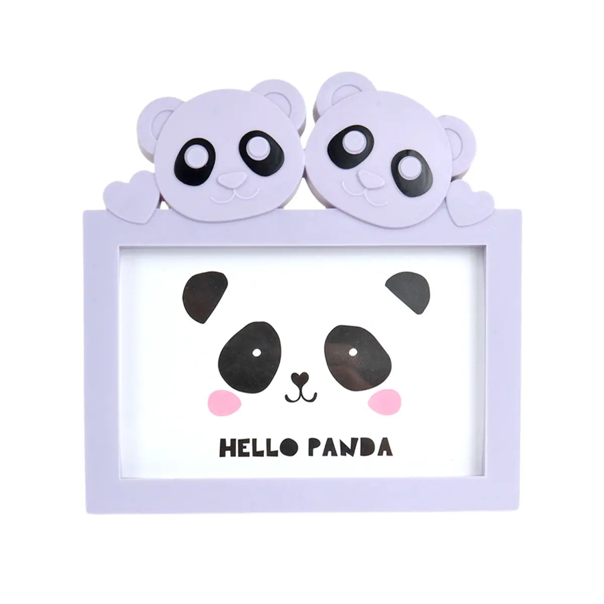 Portarretrato Panda, Color Morado