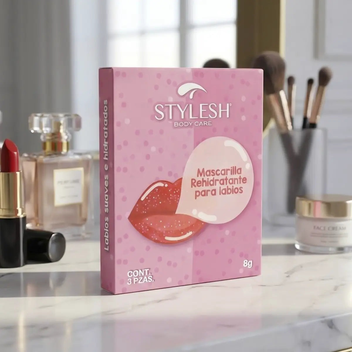 Mascarilla para Labios, 3 pzas