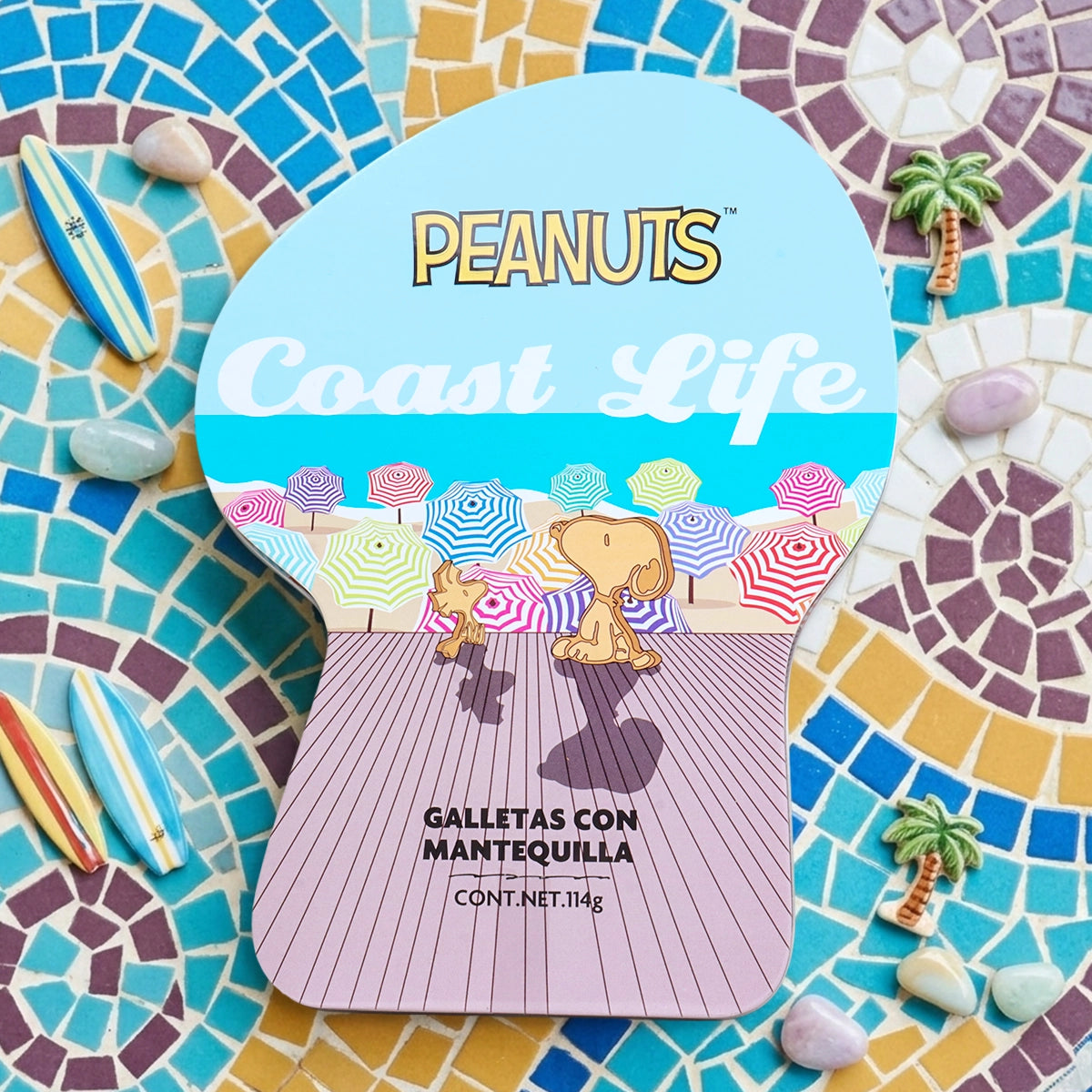 Galletas de Mantequilla, Coast Life, Peanuts, 114 gr