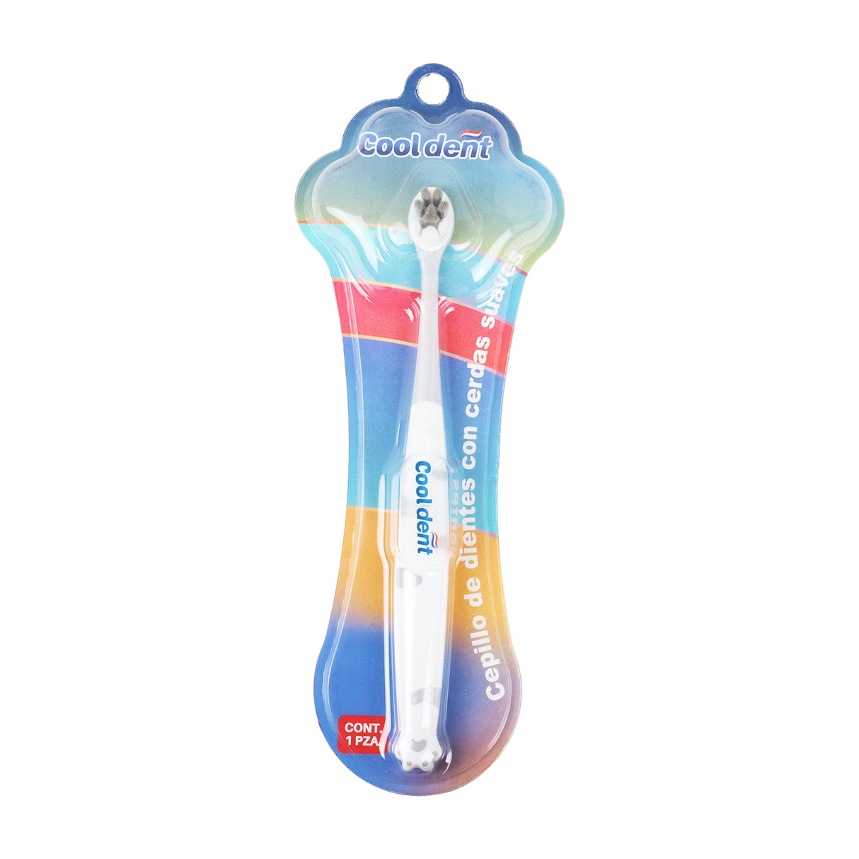 Cepillo de Dientes con Cerdas Suaves, Diseño Huella