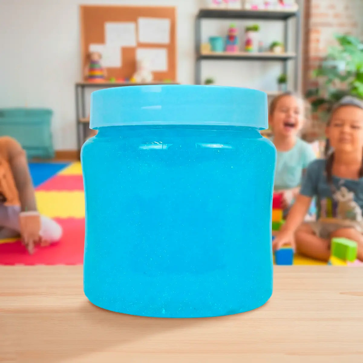 Cara, Slime, Color Azul, 300 gr