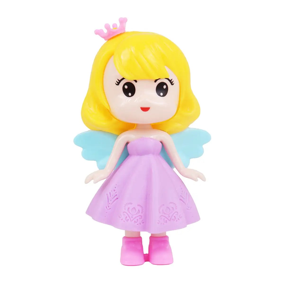 Set de Muñeca Hada con Accesorios, Huevo y Salchicha