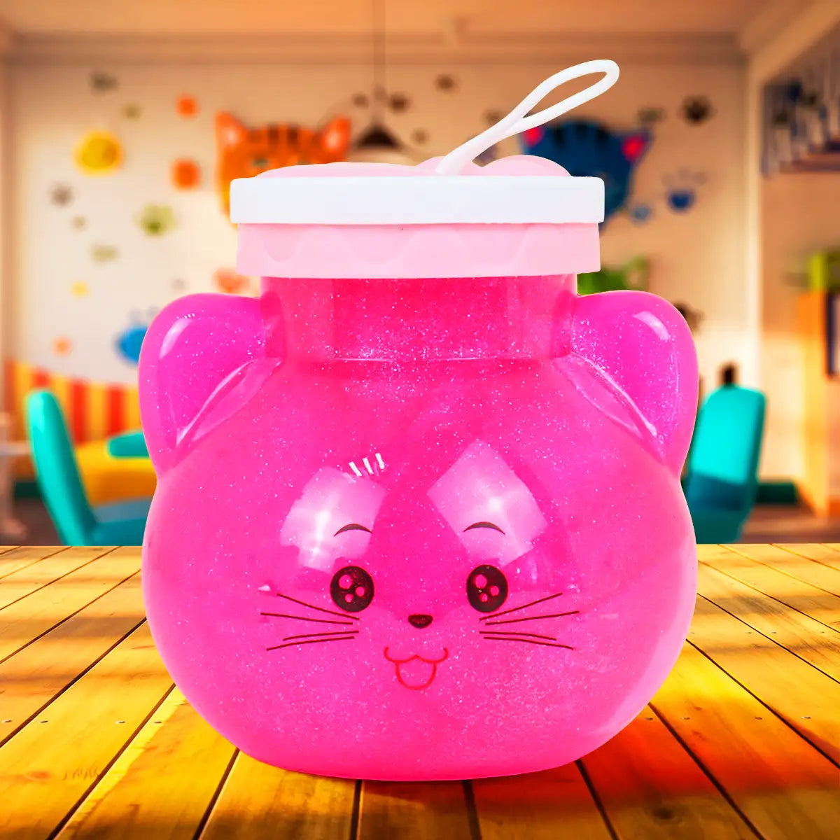 Slime, Gato, Color Rosa, 320 gr