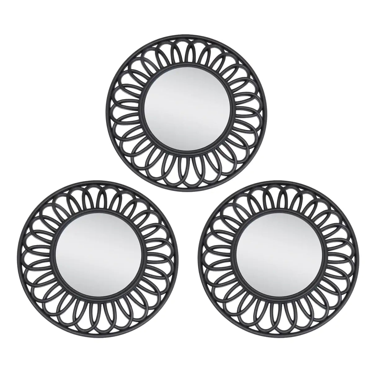 Set de Espejo Decorativo, Diseño Circular