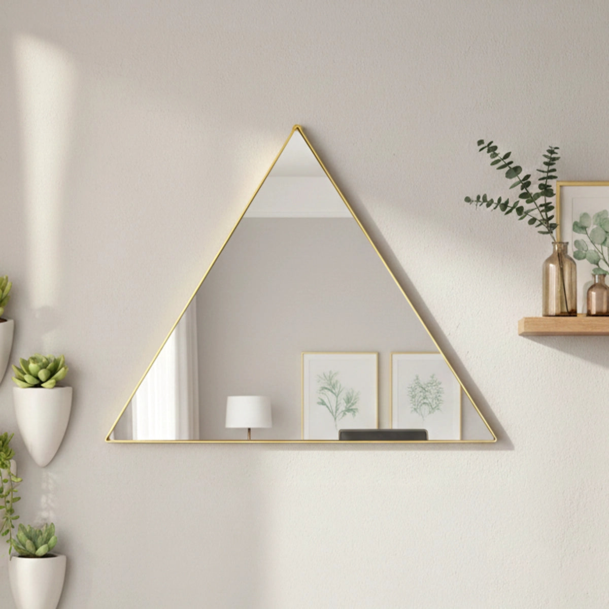 Set de Espejo Decorativo, Forma Triangular