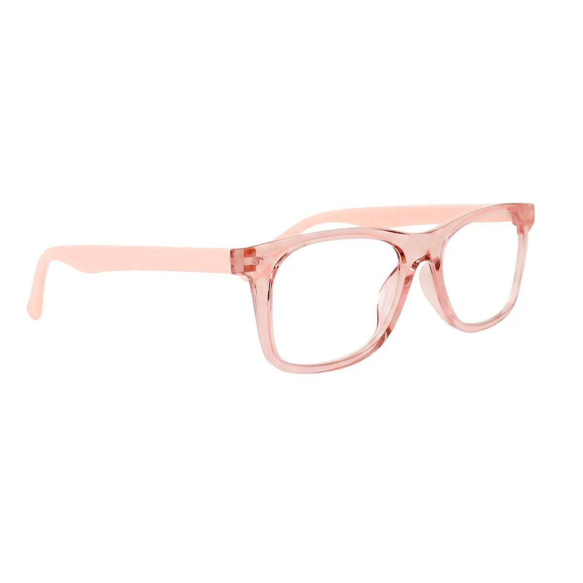 Lentes de Lectura, Rectangular, Color Rosa Claro, +2.00
