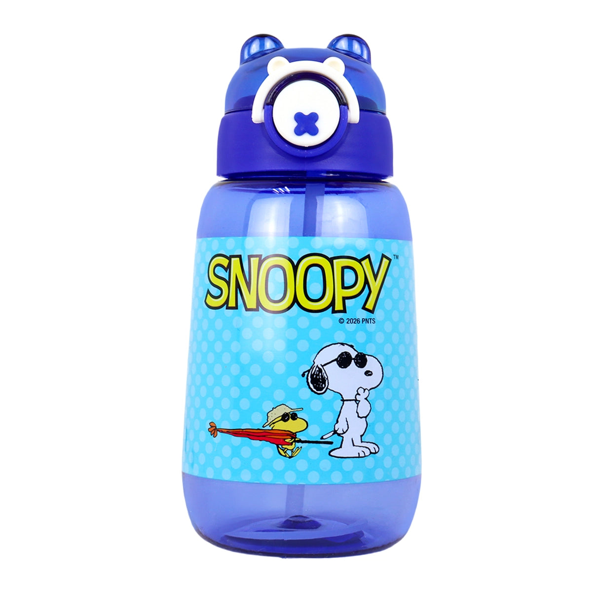 Botella de Agua, Diseño Osito, Peanuts, Color Azul, 700 ml